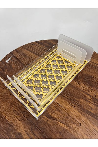 Living 3-Piece Transparent Serving Tray Set