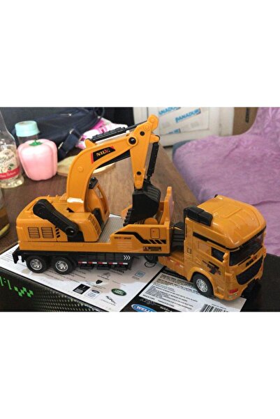 Asya Oyuncak Oyuncak Koleksiyon İş makinaları Kamyon Ekskavatör 25 cm