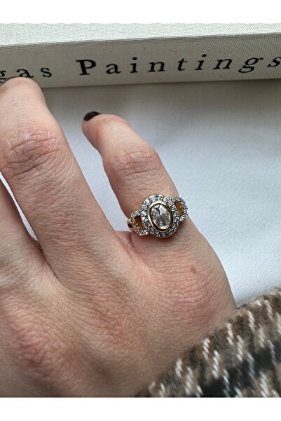ringbox Oval Taşlı Serçe Parmak Yüzüğü