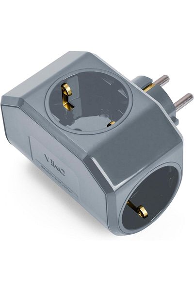 STOREMAX Sbl Yonca Plus Gray Triple Grounded Socket Sblshp 1064356