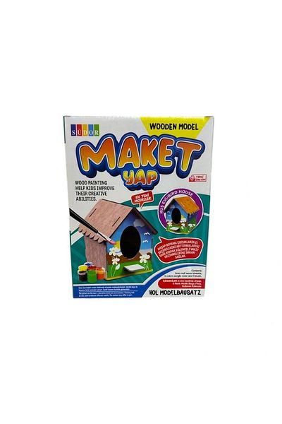 Airfix Südor Md2-02 Boxed Wooden Mockingbird House Painting Set Small