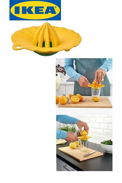 IKEA Uppfylld Lemon Squeezer, Yellow-Green, 15 cm