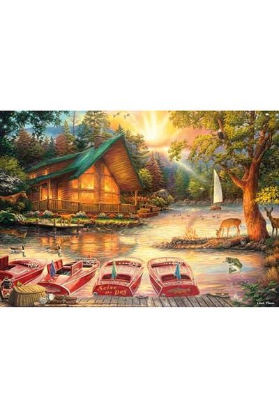 LUXE Seize the Day 1000 Piece Puzzle -Ks Puzzle Lxshp 1055529