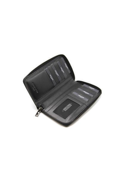 Pierre Cardin Genuine Leather Zippered Long Wallet (Original Pc11056)