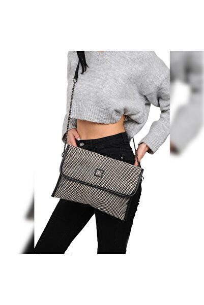 SHEBELLA ÇANTA Linen Portfolio Bag