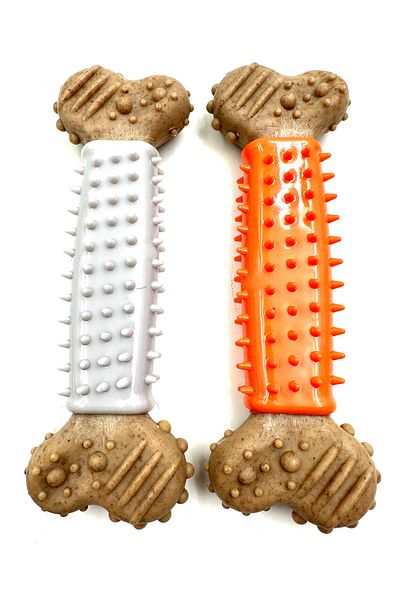 Tasma Market Teether Anti-Tartar Set of 2 XL Bone Dog Toys