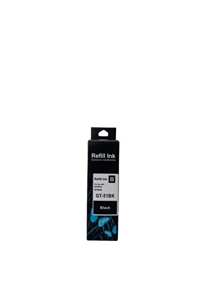 HP UYUMLU GT 51 Muadil Mürekkep Black (90ML)  3 ADET