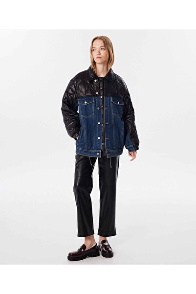 Twist Denim mıx kapitone mont