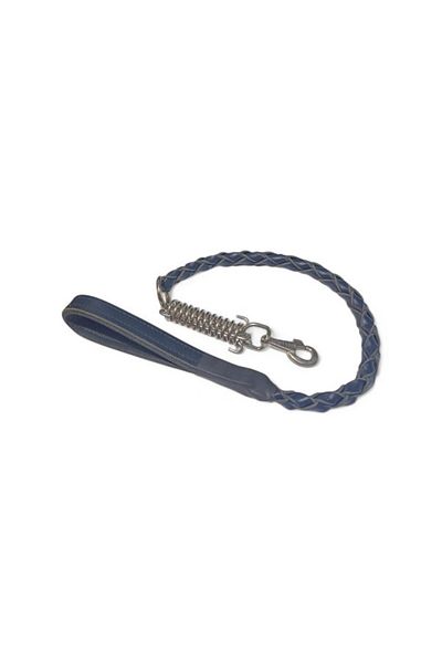 PACOPET Luxury Genuine Leather Spring Dog Walking Collar (85 cm 100 kg)