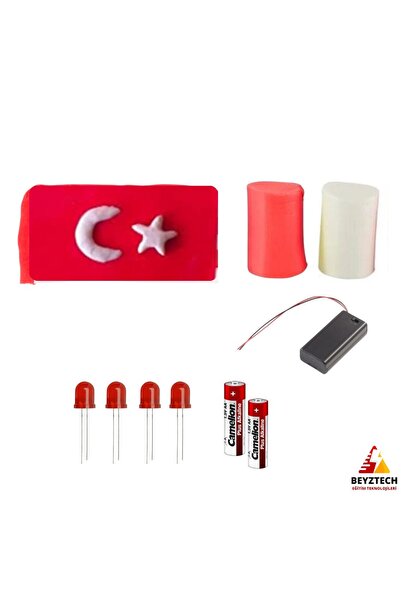 Fapatech Türk Bayrağı Elektrik Devre Oyun Hamuru Seti – Stem Fen Bilimleri El...