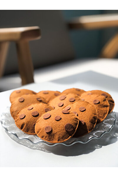 B&M ÇİKOLATALI KURABİYE KEÇE OYUNCAK - EL YAPIMI COOKİES OYUN SETİ