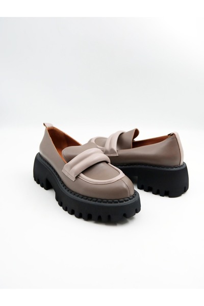 Tenau Kadın Hakiki Deri Loafer