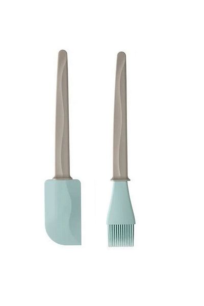 IKEA Egg Brush and Spatula, Beige-Blue
