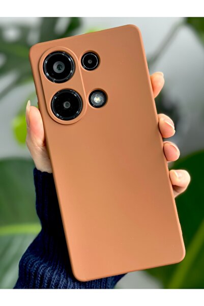 Go Aksesuar Redmi Note 13 4g Uyumlu İçi Kadife Lansman Esnek Silikon Kılıf