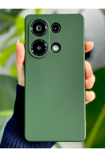 Go Aksesuar حافظة سيليكون مرنة متوافقة مع Redmi Note 13 Pro 4G
