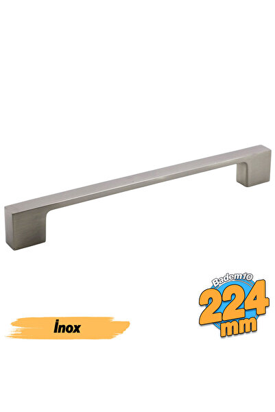Badem10 Meram (224 mm - 22,4 cm) Mobilier din metal inox Sertar de bucătărie Dulap Dulap Capac mâner Mâner Mâner