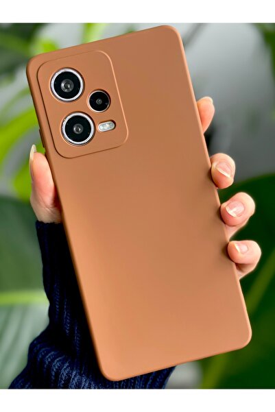 Go Aksesuar حافظة سيليكون مرنة متوافقة مع هاتف Redmi Note 12 Pro 5G