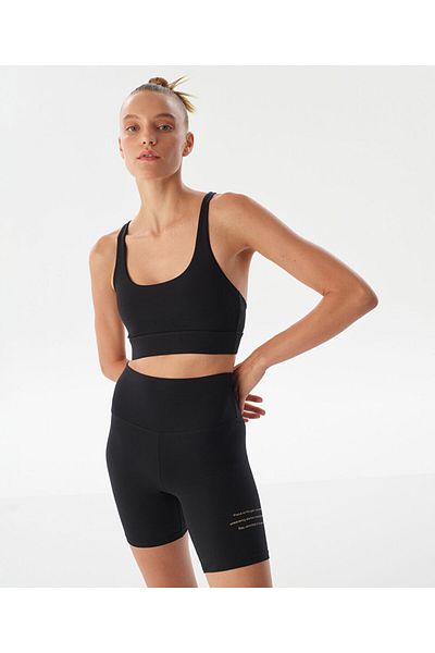 Twist Sutien sport cu benzi încrucișate