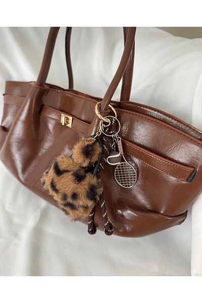 Butik Tacca Leopard Bag Charm, Special Design Bag Accessory and Keychain