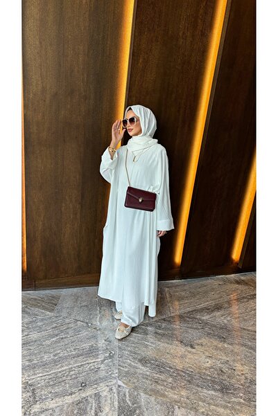 sevannaluxurydesign Parçalı yırtmaçlı tunik & pantolon takım