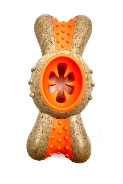 Tasma Market Durable Set of 2 XL Bone Model Dog Bite Toy