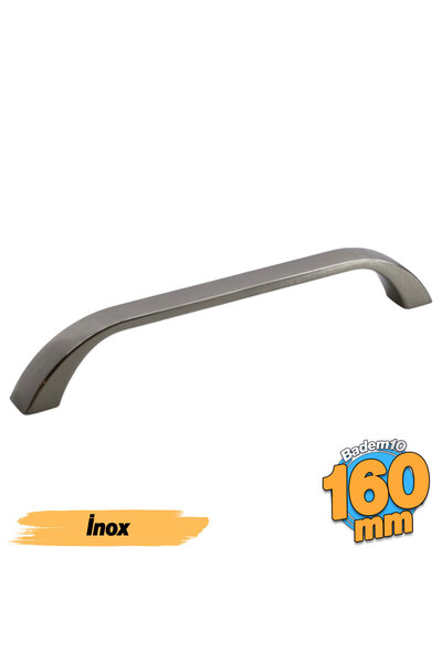 Badem10 Göksu (160 mm - 16 cm) Mobilier din metal inox Sertar de bucătărie Dulap Ușă dulap Mâner Mâner