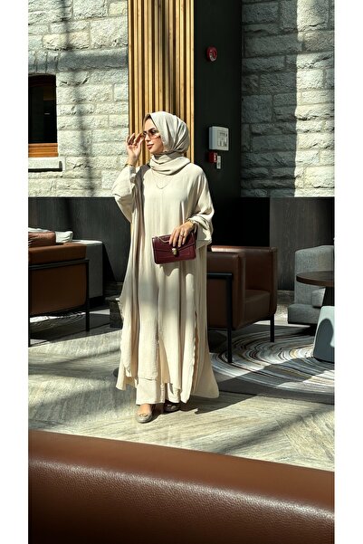 sevannaluxurydesign Parçalı yırtmaçlı tunik & pantolon takım