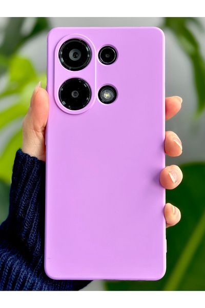 Go Aksesuar حافظة سيليكون مرنة متوافقة مع Redmi Note 13 Pro 4G