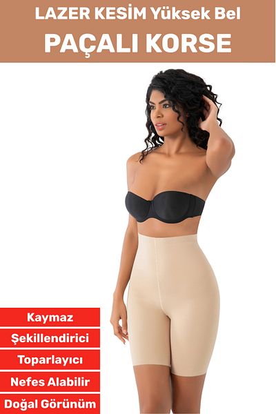 Wintoup No Trace Non-Slip Firming Body Shaping Laser Cut High Waist Long Corset