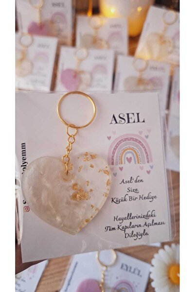 sevgiliatolyemm mutluluk getirmesi dileğiyle Rainbow-Heart Keyring 25 Pieces ...