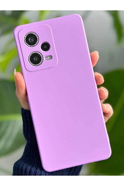 Go Aksesuar Redmi Note 12 Pro 5g Uyumlu İçi Kadife Lansman Esnek Silikon Kılıf