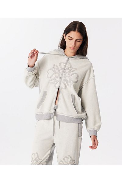 Twist Embroidery Detailed Sweatshirt