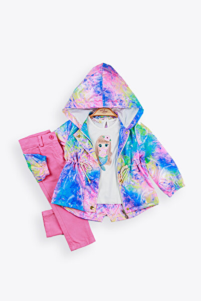 Miss Lore مجموعة مطر ملونة من 9 إلى 24 شهرًا مكونة من 3 قطع