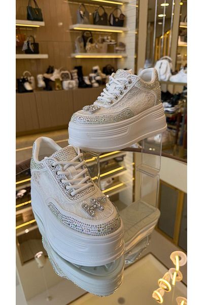 KRISTE BELL Imported High Sole Lace Model Women's Sports Shoes