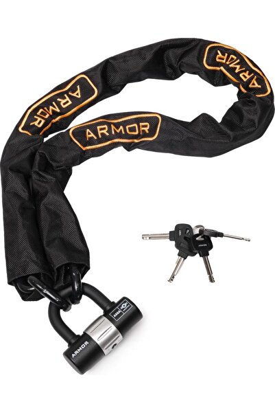 Geseus Armor 812 MV Military Serisi Çelik Zincir 1.20mt 12mm+Ubar Kilit