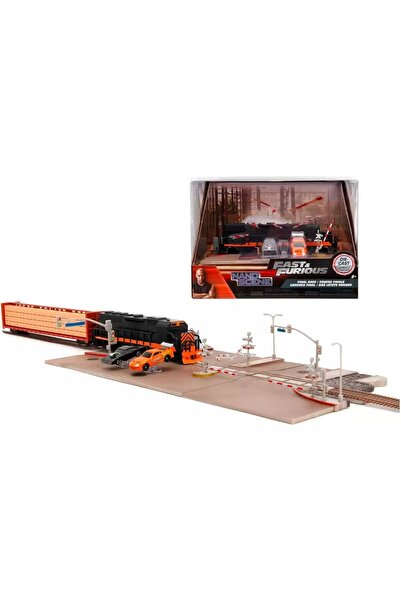 Jada مشهد قطار نانو سريع وغاضب ديوراما 1:65"