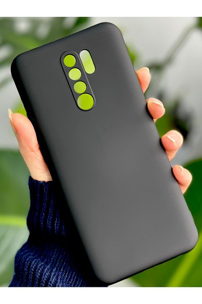 Go Aksesuar حافظة سيليكون مرنة متوافقة مع هاتف Redmi 9