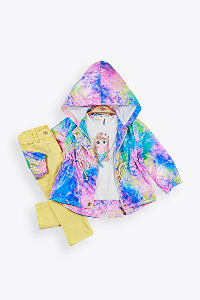 Miss Lore مجموعة مطر ملونة من 9 إلى 24 شهرًا مكونة من 3 قطع