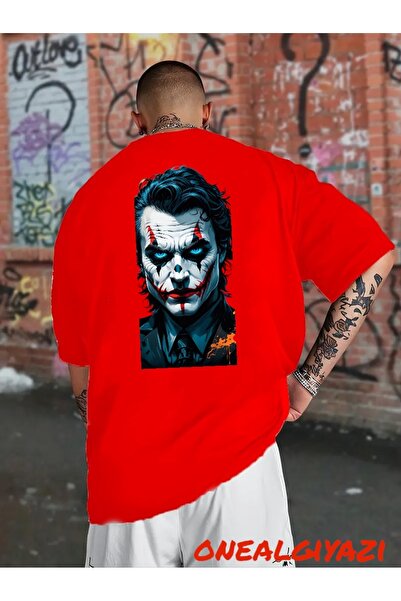 oneagılyazı Joker Back Printed Oversize T-Shirt