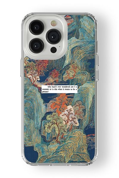 Multitronic Monster Design Printed Transparent Case Compatible with iPhone 16 Pro Max