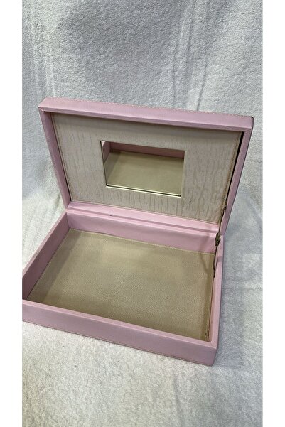 SimeStore Aynalı Organizer Sandık (Makyaj-Takı-Traş Kutusu)