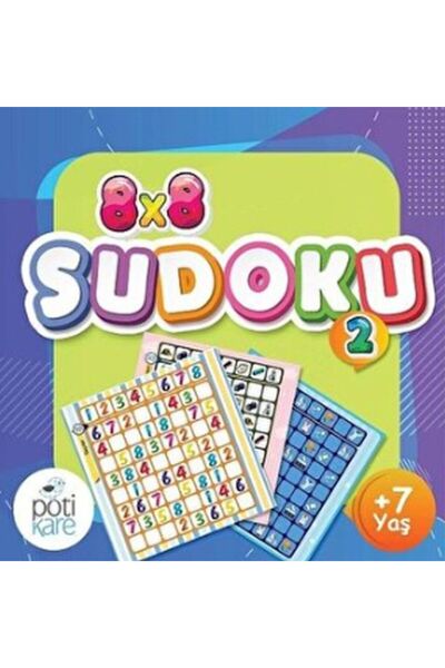İthaki Yayınları 8x8 Çıkartmalı Sudoku 7+ (2)