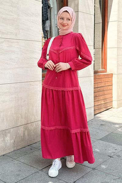 Gizce Umay Pink Dress