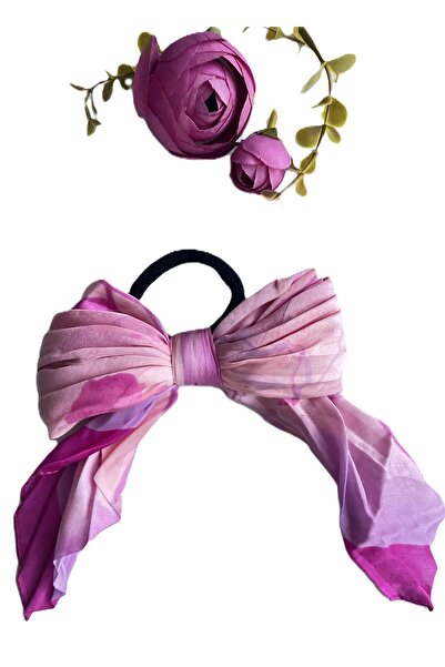 BERG ATELIER Атласний бант ретро-гумова пряжка