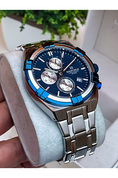 Naviforce New Season Steel Cord Men's Wristwatch Bracelet with Gift Father's Day Gift