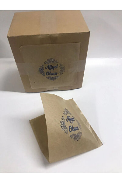 ambalajtoptancısı Hamburger Kağıdı Şamua Kraft 15x15 Cm 100 Adetli Paket