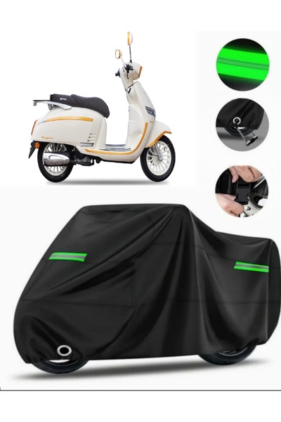 MotoEN Yuki Mojito 125 متوافق مع القماش المشمع للدراجات النارية Premium (متوا...