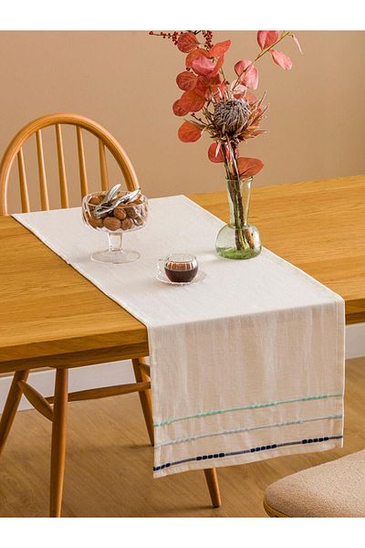 LC Waikiki LCW HOME Μικτή Γραμμή Κεντημένος Δρομέας 45x150 εκ