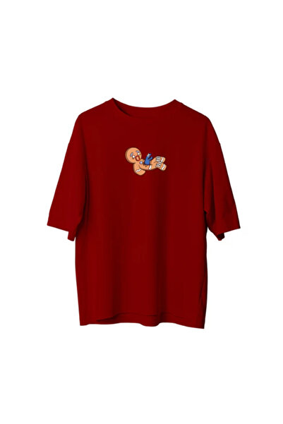 npLStore Великий розмір унісекс футболка з принтом Cookie Oversize 100% бавовна