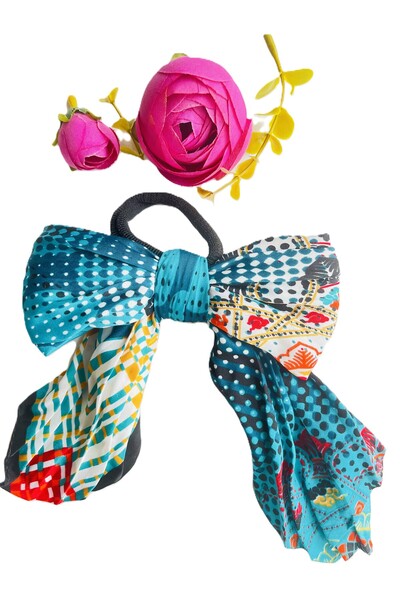 BERG ATELIER Атласний бант ретро-гумова пряжка